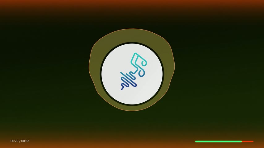 Wave Disc Cover music visualizer style